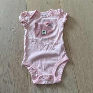 Carter's Pink Bear Print Kids One Piece